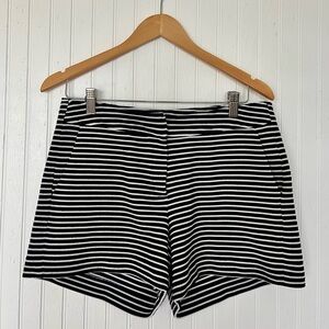 Cynthia Rowley Black and White Stripped shorts